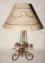 iron flower lamp